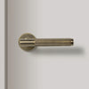 Gera Knurled Internal Door Handle - Brushed Bronze
