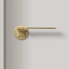Fold Internal Door Handle - Brushed Gold